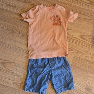 Carter's Peach Graphic Tee